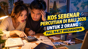 Kos Sebenar Percutian di Bali